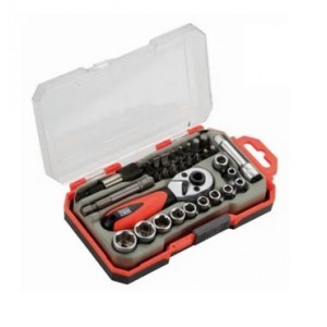 Juego Alyco HR llave de vasos de 1/4 con 31 piezas