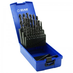 Juego de brocas IZAR DIN338 25 unidades - 1456 - 1-13X0,50 HSS (1010) - 25235
