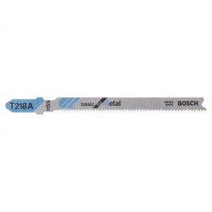 Hoja de sierra de calar BOSCH T 218 A Basic para metal - 2608631032