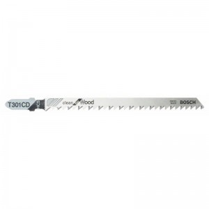 Hoja de sierra de calar BOSCH T 301 CD Clean para madera - 2608637590