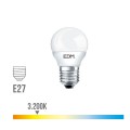 Lámpara led esférica EDM E27 5W 400 lúmenes luz cálida 3200K - 98321