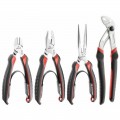 Juego de 4 alicates FACOM: multitoma con bloqueo, corte diagonal, universal y bocas semirredondas - CPE.A1PB