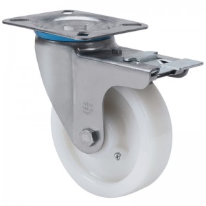 Rueda ALEX giratoria con freno 10ZVLIFD80-FT inoxidable - 2-2694