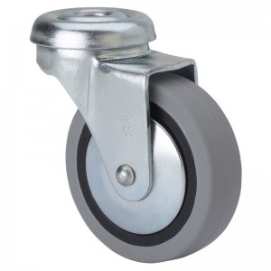 Rueda ALEX giratoria 21BSR50BP-PGI goma gris - 1-0218