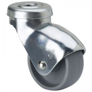 Rueda ALEX giratoria 21HSR40-BP plástico gris - 3-0020