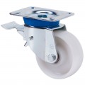 Rueda ALEX giratoria con freno 10TVFD80-TNR nylon - 2-1617