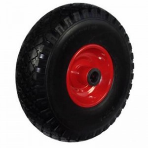 Rueda impinchable TECNITEM de carretilla de almacén Ø260mm llanta metálica y cojinete de bolas - 78946