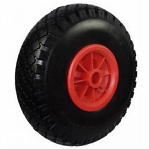 Rueda impinchable TECNITEM de carretilla de almacén Ø260mm llanta de plástico y cojinete liso - 51951