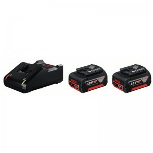 Pack 2 Baterías BOSCH GBA 18V 4.0Ah + Cargador BOSCH GAL 18V-40
