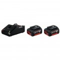 Pack 2 Baterías BOSCH GBA 18V 4.0Ah + Cargador BOSCH GAL 18V-40