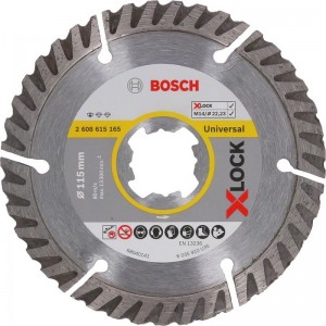 Disco de corte X-LOCK BOSCH Standard for Universal 115 x 22.23 x 2 x 10 mm - 2608615165