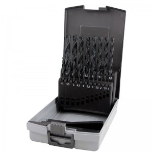 Juego de brocas para metal SINEX HSS-G 1010 DIN388N rectificadas, 1-10x0,50 mm, 19 piezas
