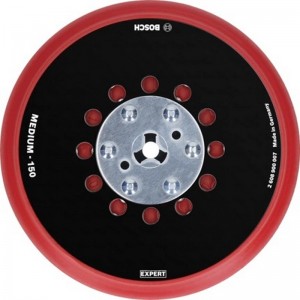 Platos de soporte multiperforados de uso universal BOSCH EXPERT Multihole de 150 mm, medio - 2608900007