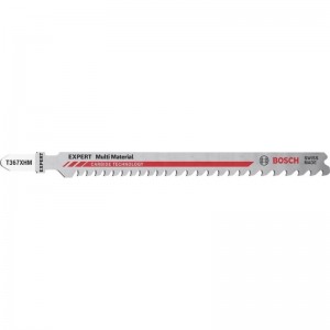 Hoja de sierra de calar BOSCH EXPERT Multimaterial T 367 XHM, 3 unidades - 2608900560