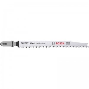 Hoja de sierra de calar BOSCH EXPERT Wood 2-side clean T 308 B, 5 unidades - 2608900551