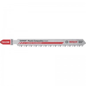 Hoja de sierra de calar BOSCH EXPERT Plastic Composites Clean T 301 CHM, 3 unidades - 2608900566