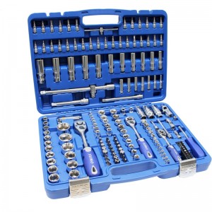 Juego de carracas y llaves vaso IRIMO de 1/4", 1/2" y 3/8" con 173 piezas - 130-173-4