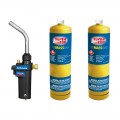 Soplete SUPER-EGO PRO-FIRE PIEZO con 2 botellas de ROMASSGAS - 1500002772