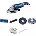 Amoladora Angular Eléctrica BOSCH GWS 24-230 JZ 230mm 2400W 6500rpm + Accesorios