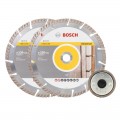 Set 2 discos de diamante BOSCH 230x2,3 mm + tuerca de sujección - 06159975h5
