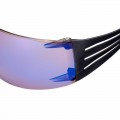 3M SecureFit SF408AS gafas de seguridad, antiarañazos, antivaho, lente de espejo azul - 7100078880