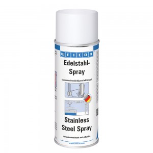 Spray Acero Inoxidable WEICON para revestimiento superficial, 400 ml