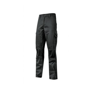 Pantalón de algodón elástico U-POWER GUAPO negro Black Carbon - ST211BC