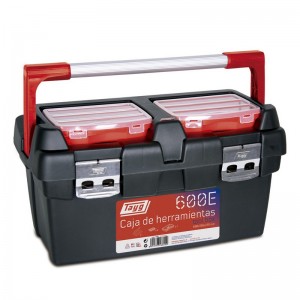 Caja Herramientas Vacía TAYG 60cm 37l mod.600E - Asa y Cierre Metal