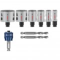 Set de sierras de corona BOSCH PRO Multi Material PC Plus, 9 uds. - 2608594427