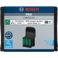 Set de vasos de impacto BOSCH PRO Impact, fundas de PET, 1/2", muy profundas, 17/19/21 mm