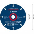 Disco de corte BOSCH EXPERT Carbide Multi Wheel de 76 mm, 10 mm - 2608901196