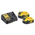 KIT PLADUR: Atornillador DCF620 + Martillo DCH133 + Amoladora DCG405 + 2 x 5.0 Ah + GRATIS 1 x 2.0 Ah - DEWALT