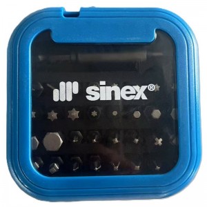 Juego de 33 puntas SINEX con adaptador en caja