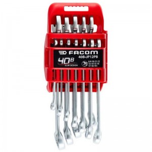 Juego de 12 llaves mixtas FACOM métricas en soporte portátil - 40B,JP12PB