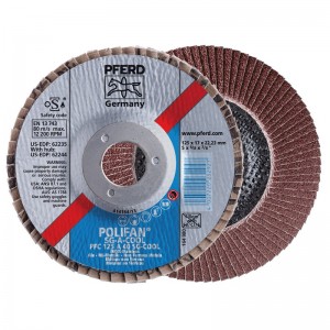 Disco de láminas PFERD lijadoras POLIFAN PFC A SG-COOL