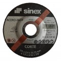 Disco de corte cóncavo SINEX EH para acero e inox