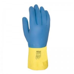 Guante sin soporte bicolor de neopreno sobre látex pesado - 322 JUBA