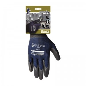 Guante de Nylon® + elastano (spandex) sin costuras con recubrimiento de nitrilo foam NFT - H5118