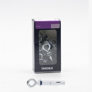 Minicaja anclaje metálico INDEX CH argolla cincado antigiro - VACHA