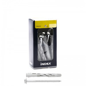 Minicaja anclaje plástico INDEX homologado T-NUXE cincado - VTNUXE