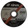 Disco de corte plano SINEX EHT para acero e inox