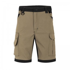 Bermuda VELILLA CANVAS STRETCH, beige arena/negro - 103029S