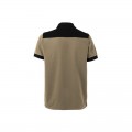 Polo STRETCH VELILLA bicolor manga corta, beige arena/negro - 105519S