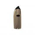Polo STRETCH VELILLA bicolor manga corta, beige arena/negro - 105519S
