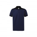 Polo STRETCH VELILLA bicolor manga corta, azul navy/negro - 105519S