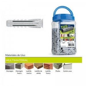 Taco de nylon SINEX 4 segmentos sx-taco, en envase