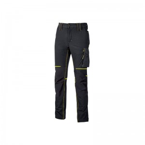 Pantalón stretch U-POWER WORLD negro Black Carbon - FU189BC