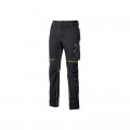 Pantalón stretch U-POWER WORLD negro Black Carbon - FU189BC