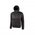 Chaqueta repelente al agua U-POWER SPOCK negro Black Carbon - FU213BC