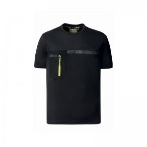 Camiseta manga corta termorregulada U-POWER CHRISTAL negro Black Carbon - FU248BC